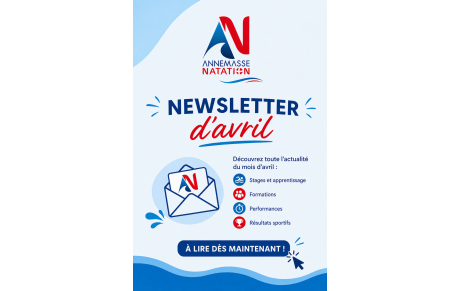 Newsletter du mois d’avril - Annemasse Natation