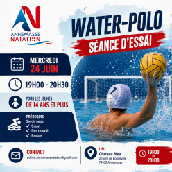 Séance d'essai Water-Polo à Annemasse Natation